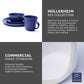 903 Collection Stoneware Dinnerware Set - Matte Gentiana True Blue