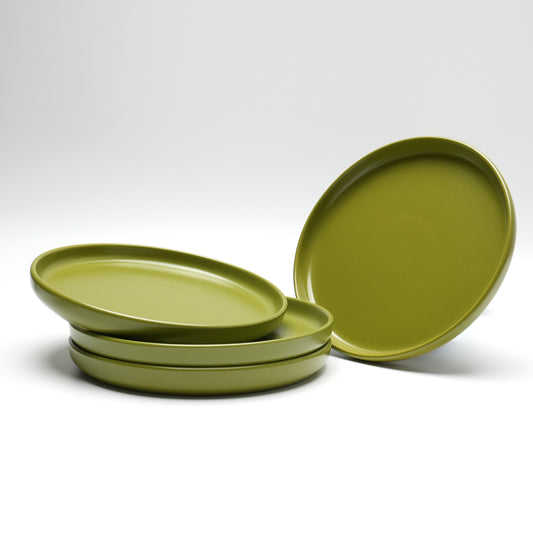 903 Collection Side Plate Set Of 4 - Matte Greek Olive