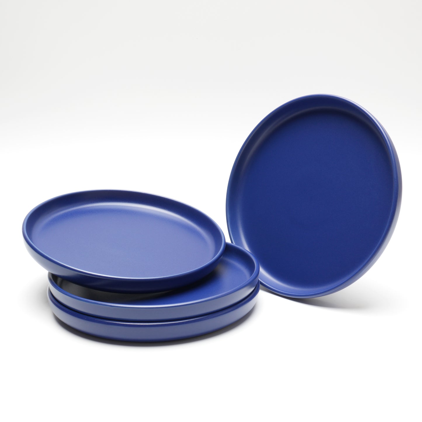 903 Collection Side Plate Set Of 4 - Matte Gentiana True Blue