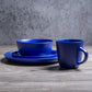 903 Collection Stoneware Dinnerware Set - Matte Gentiana True Blue