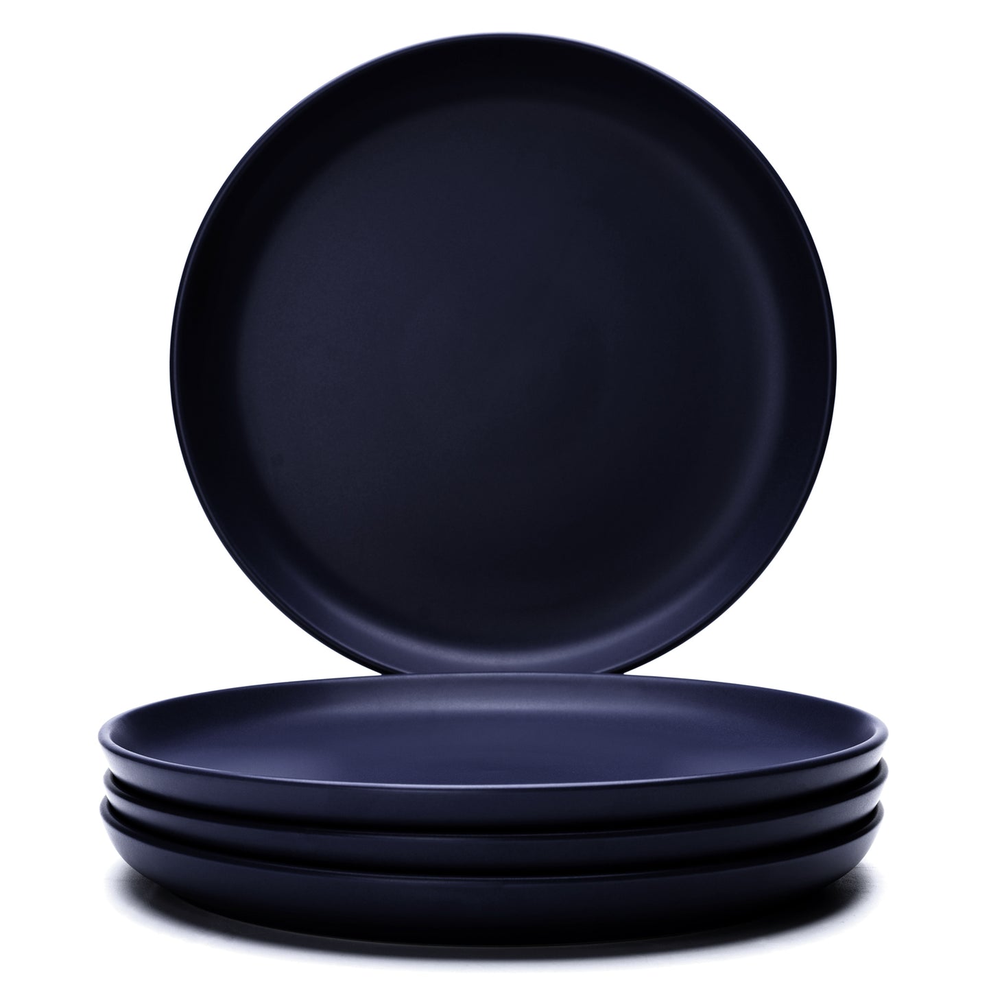 903 Collection Dinner Plate Set Of 4 - Matte Blueberry