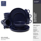 903 Collection Stoneware Dinnerware Set - Matte Blueberry