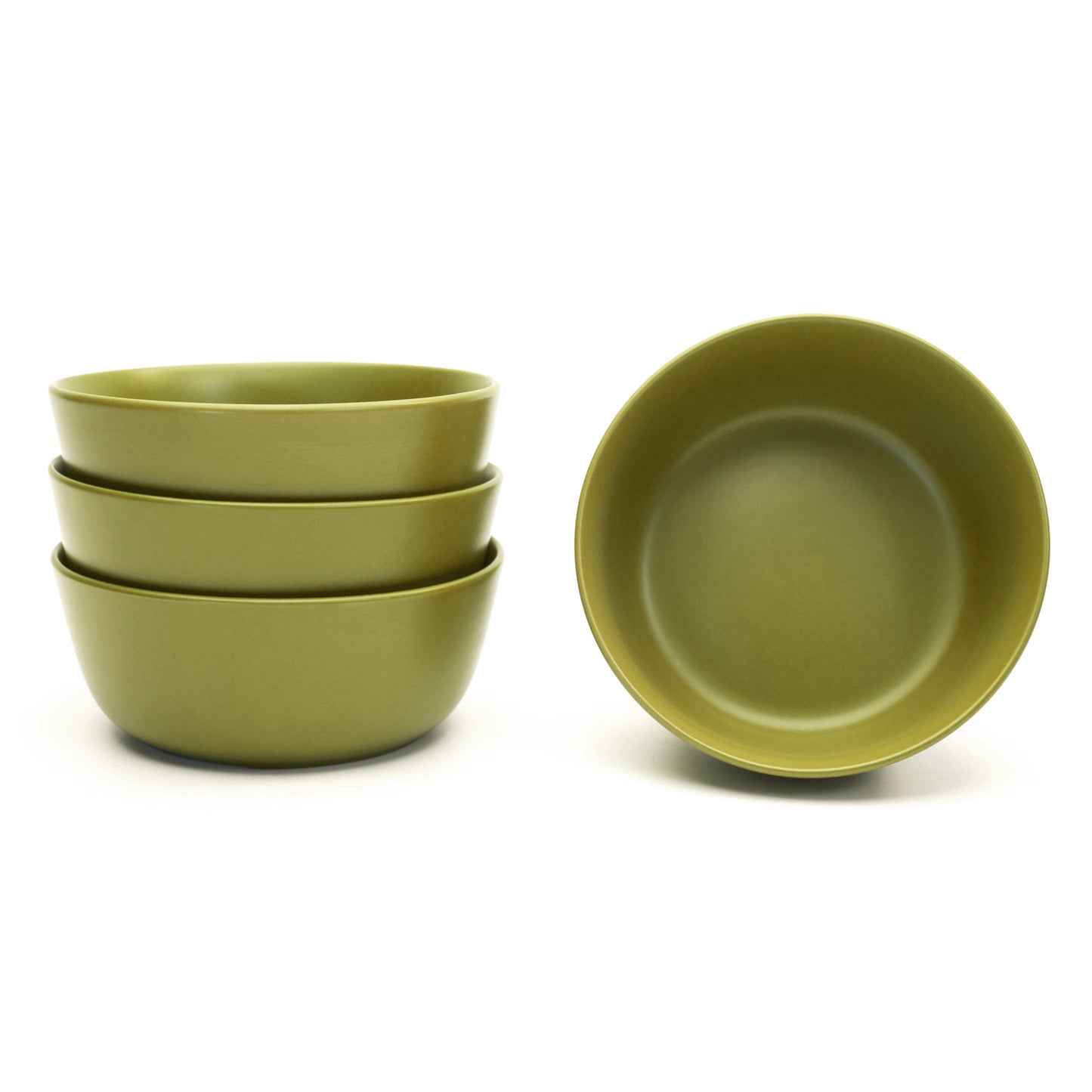 903 Collection Bowl Set Of 4 - Matte Greek Olive