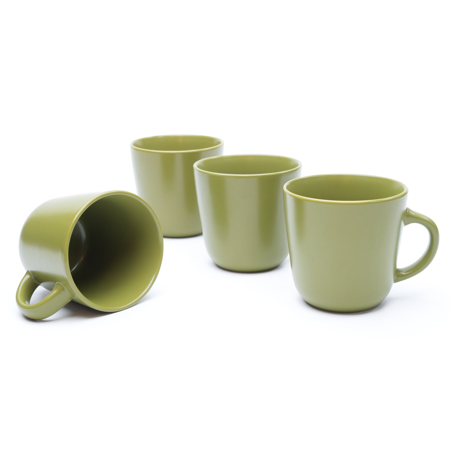 903 Collection Mugs Set Of 4 - Matte Greek Olive