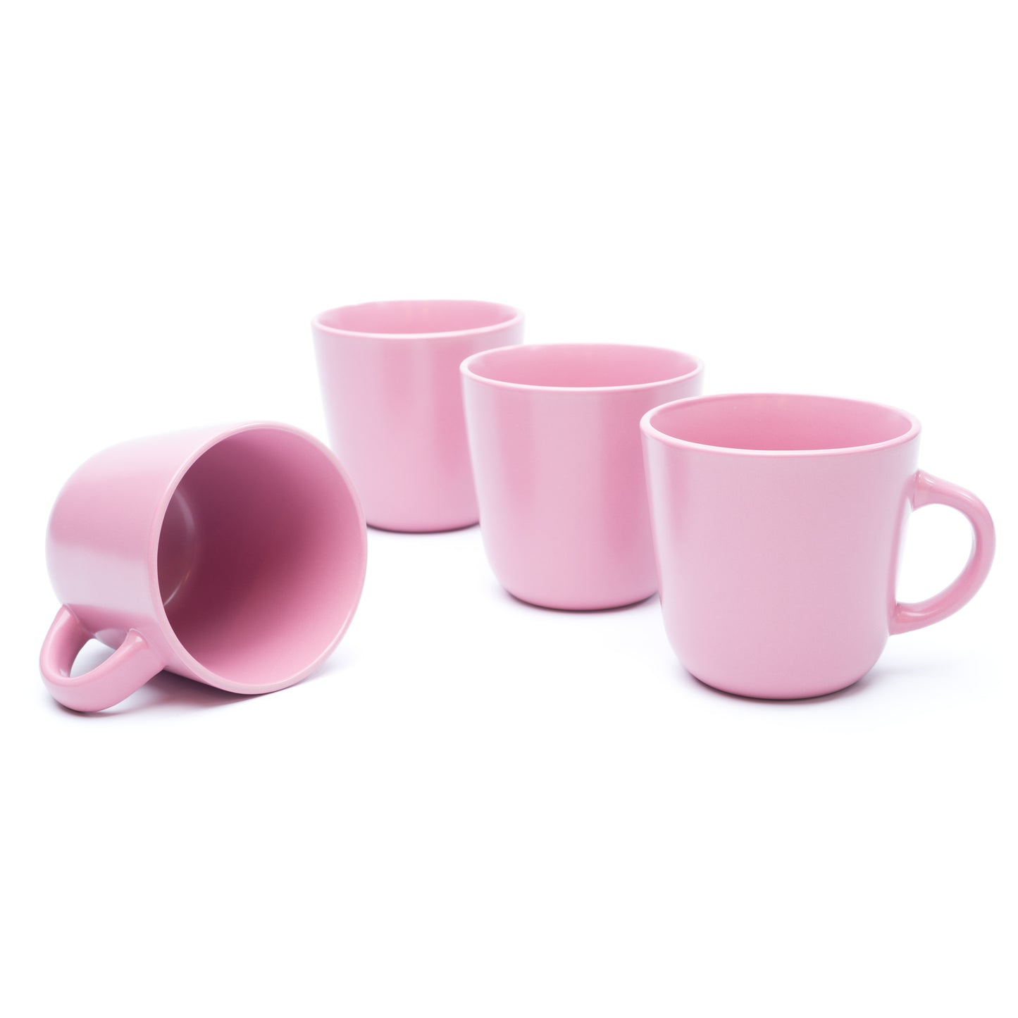 903 Collection Mugs Set Of 4 - Matte Ranunculus Pink